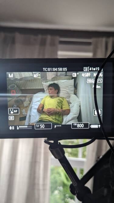 Behind the Scenes Assets for Nikon magazine 'Nora Nord's interview about her film, Femme.